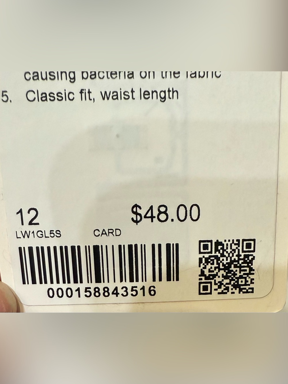 Lululemon Jersey Training Muscle Tank. NWT. - Picture 4 of 4